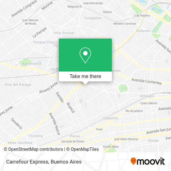 Carrefour Express map
