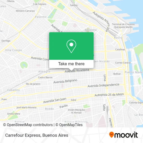 Carrefour Express map