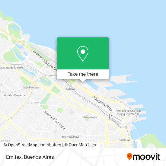 Emitex map