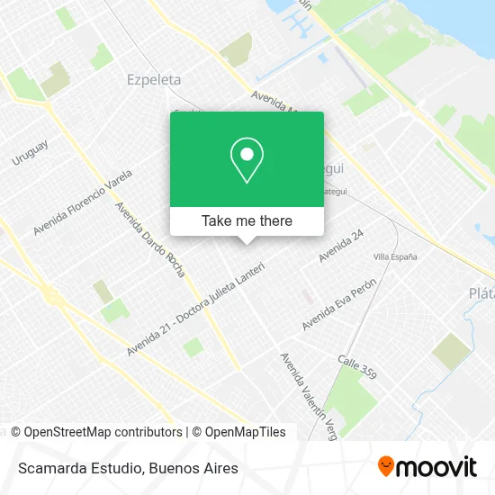 Scamarda Estudio map