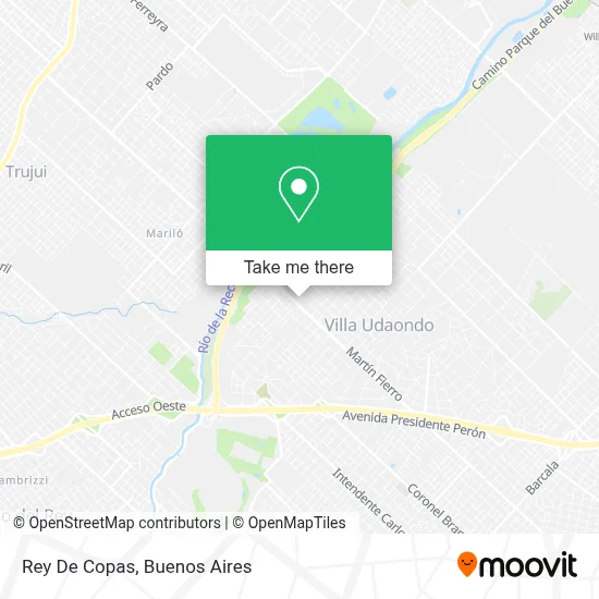 Rey De Copas map