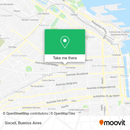 Sixcell map