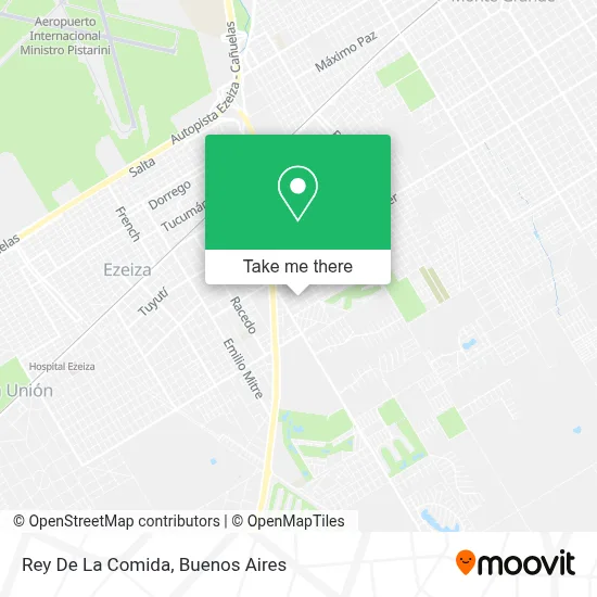 Rey De La Comida map
