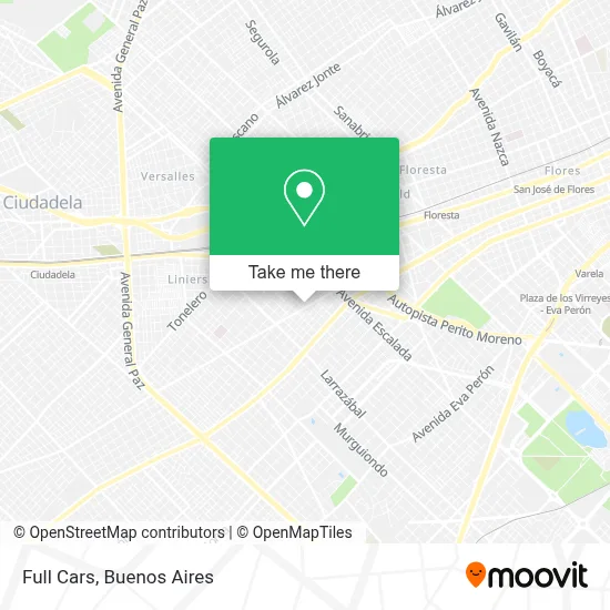 Full Cars map