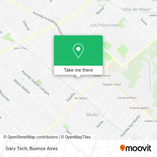 Gary Tech map