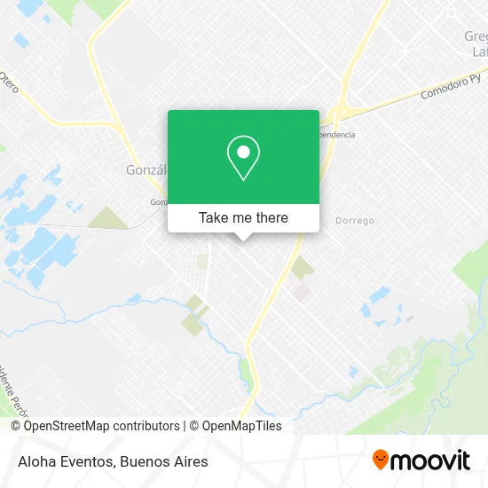 Aloha Eventos map