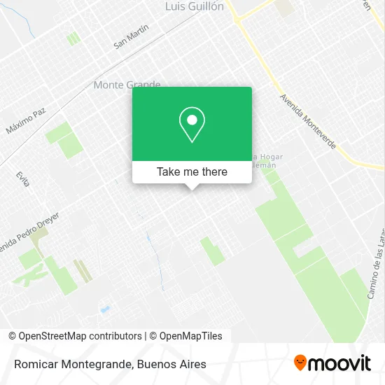 Romicar Montegrande map