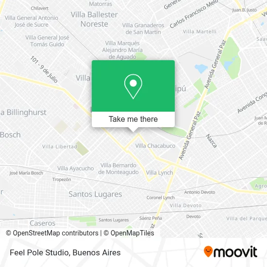 Feel Pole Studio map