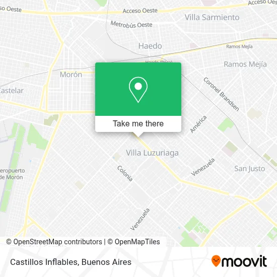 Castillos Inflables map