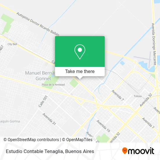 Estudio Contable Tenaglia map
