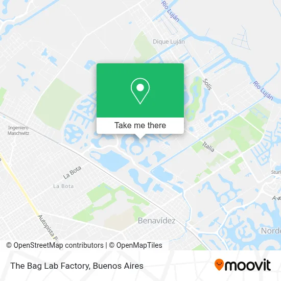 The Bag Lab Factory map
