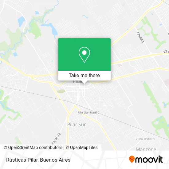 Rústicas Pilar map