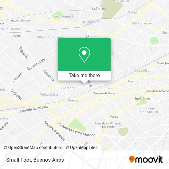 Small Foot map