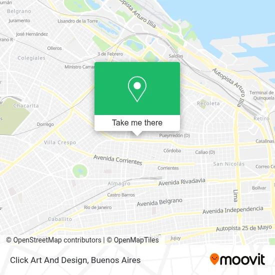 Click Art And Design map