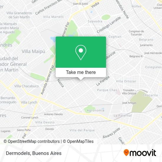 Dermodels map