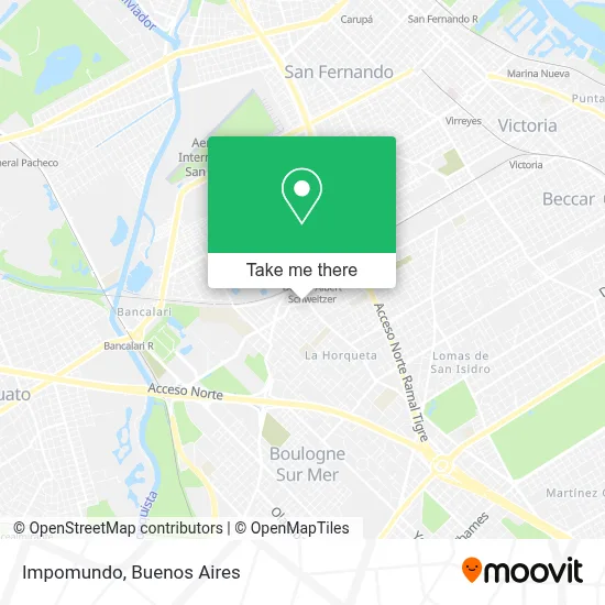Impomundo map