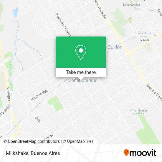 Milkshake map