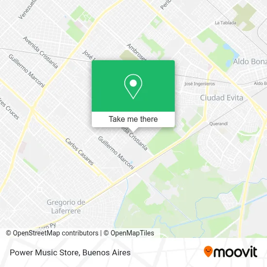 Power Music Store map