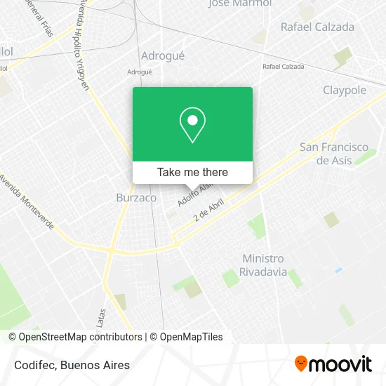 Codifec map