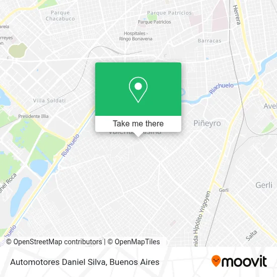 Automotores Daniel Silva map