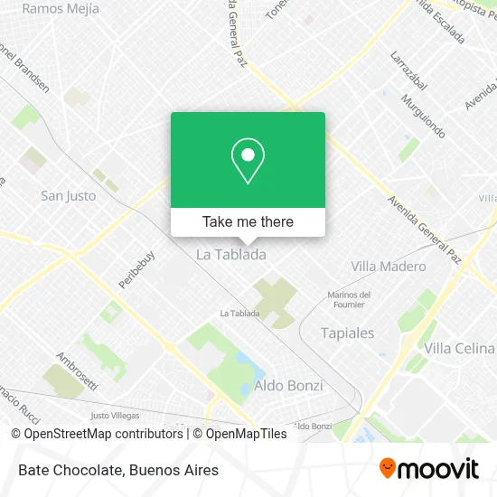 Bate Chocolate map