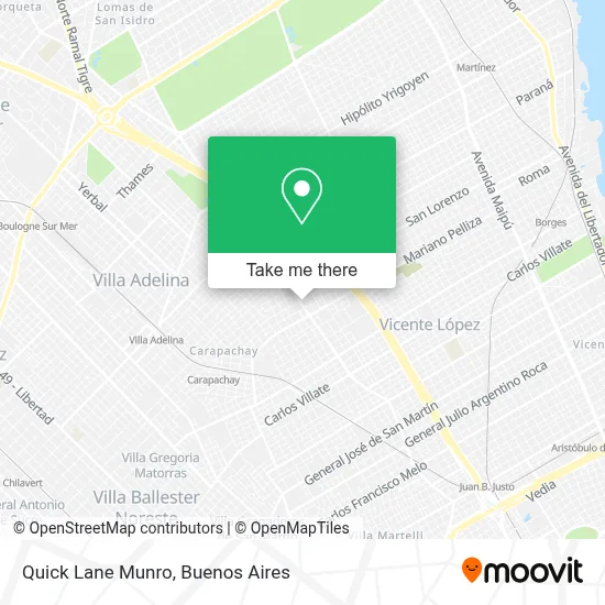 Quick Lane Munro map