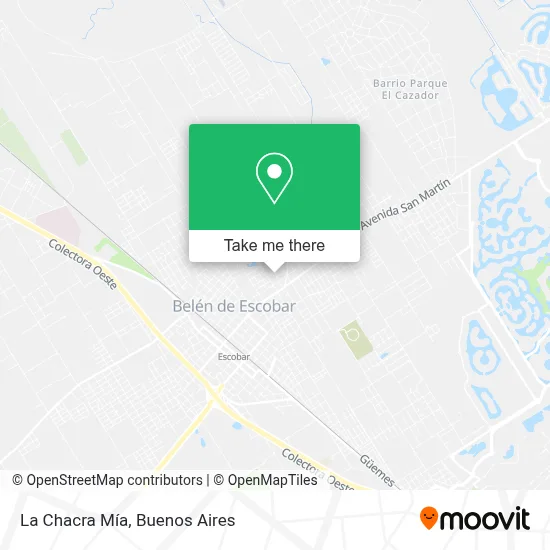 La Chacra Mía map