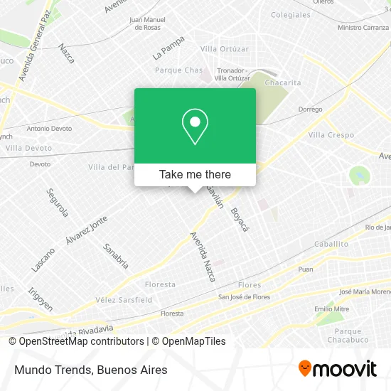 Mundo Trends map