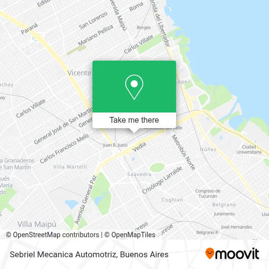 Sebriel Mecanica Automotriz map