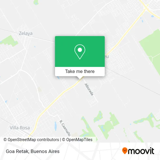 Goa Retak map