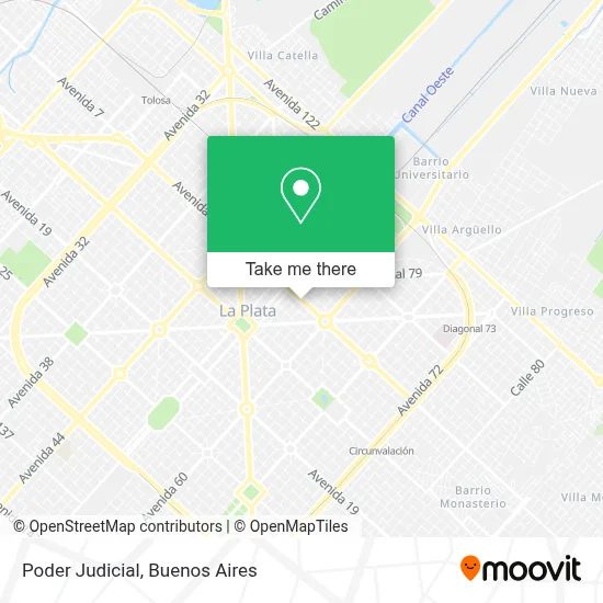 Poder Judicial map