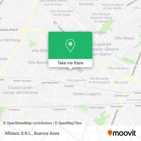 Rfblanc S.R.L. map