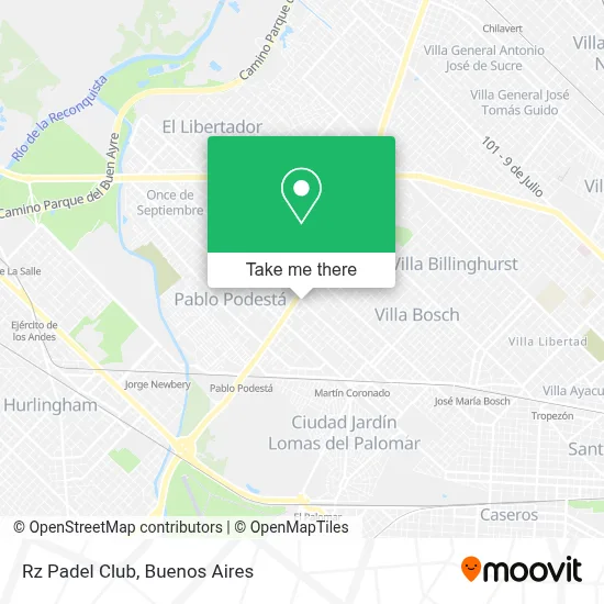 Rz Padel Club map