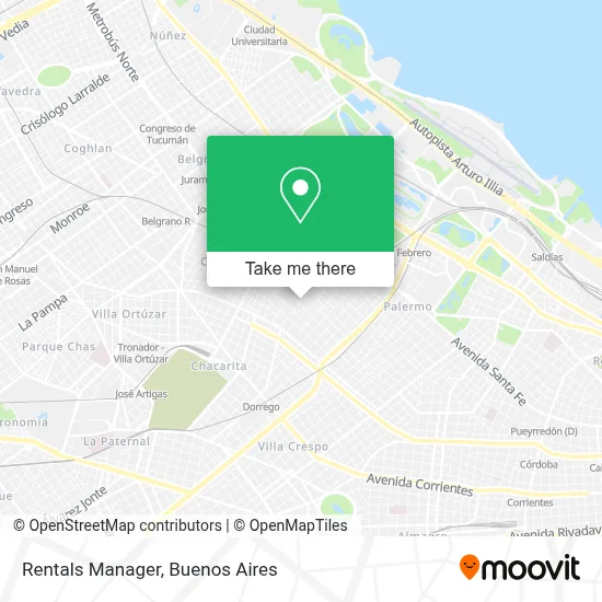 Rentals Manager map