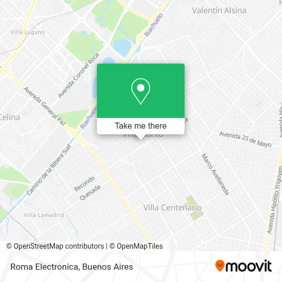 Roma Electronica map