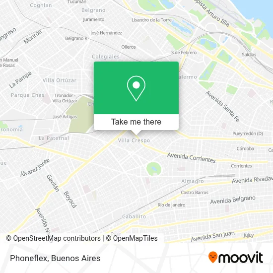 Phoneflex map