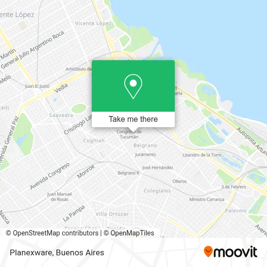 Planexware map