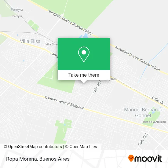 Ropa Morena map