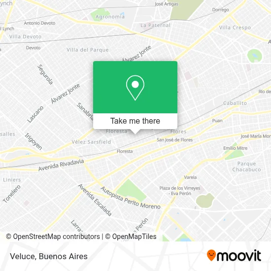 Veluce map