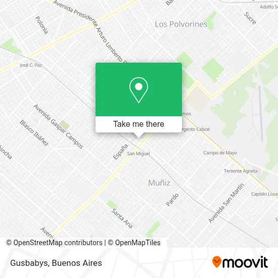 Gusbabys map