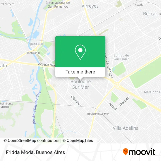 Fridda Moda map
