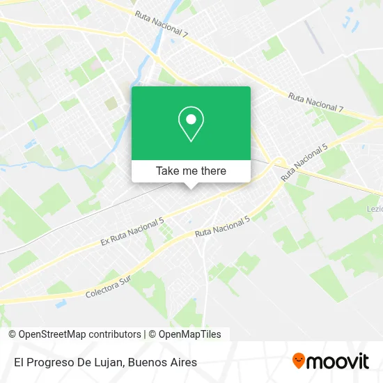 El Progreso De Lujan map