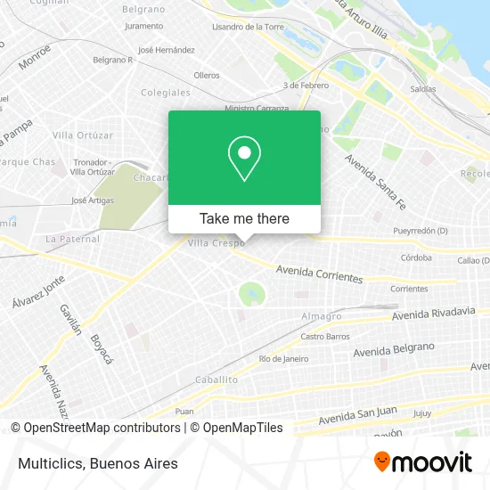 Multiclics map