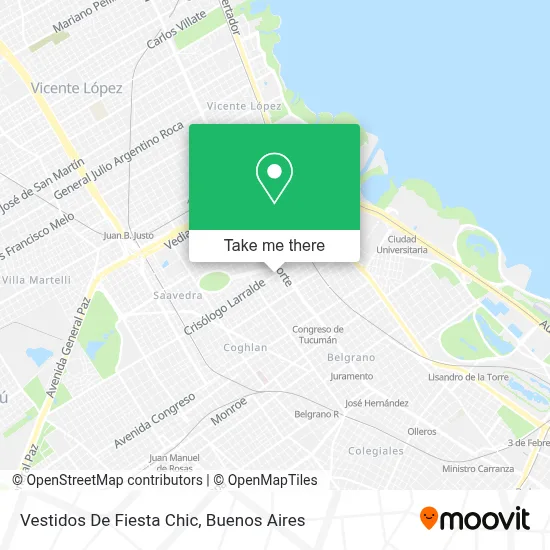 Vestidos De Fiesta Chic map
