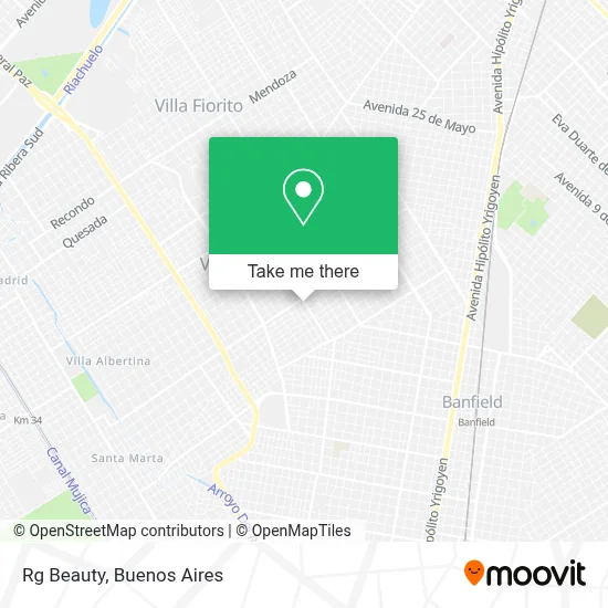 Rg Beauty map