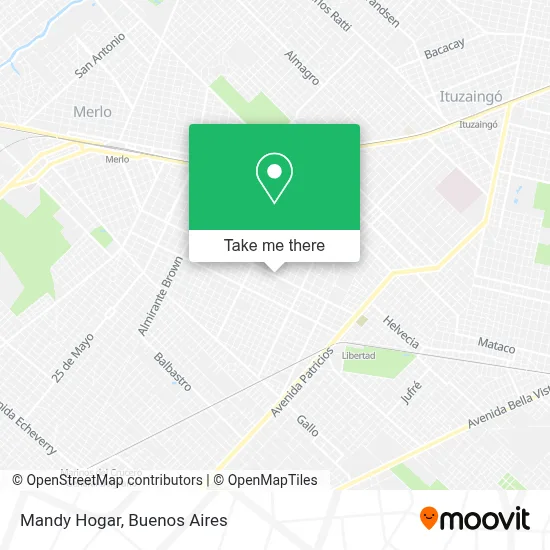 Mandy Hogar map