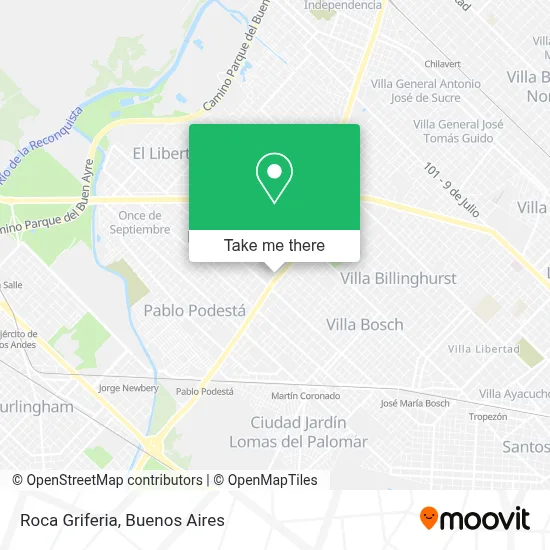 Roca Griferia map