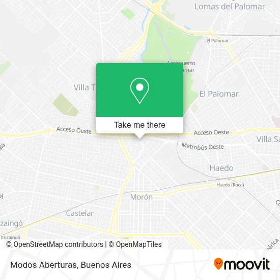 Modos Aberturas map