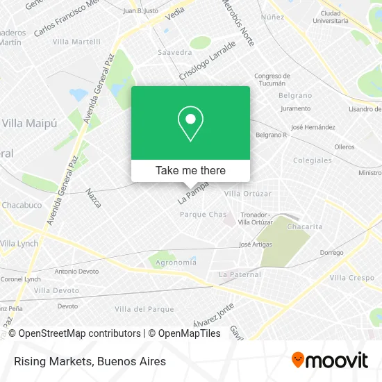 Rising Markets map
