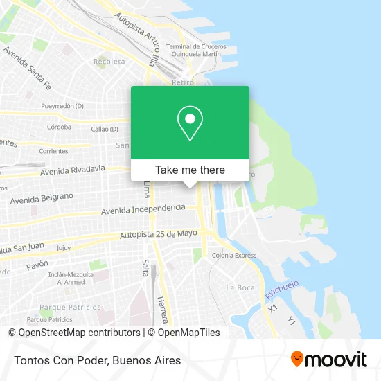 Tontos Con Poder map